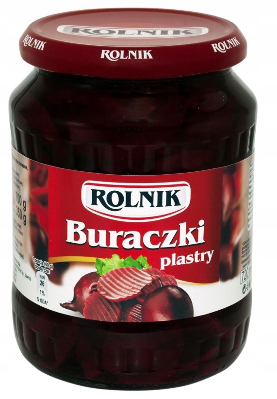 ROLNIK Buraki plastry 700g/350g/6/