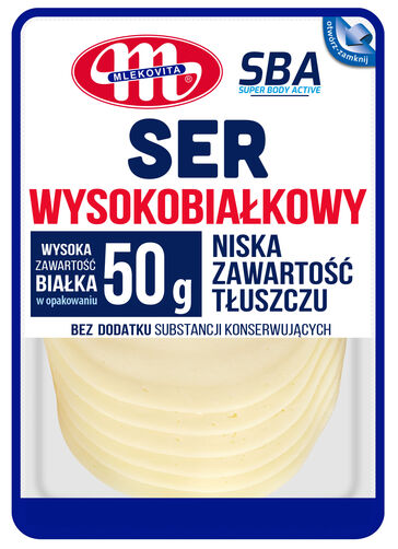 MLEKOVITA Ser plastry 140g wysokobiałkowy /10/