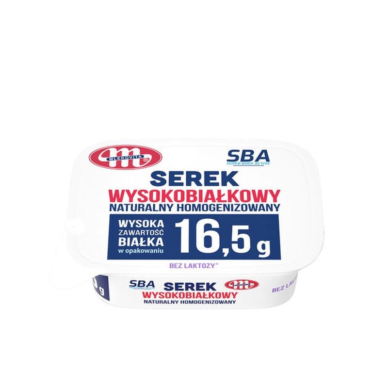 MLEKOVITA Serek homo wysokobiałkowy naturalny 150g