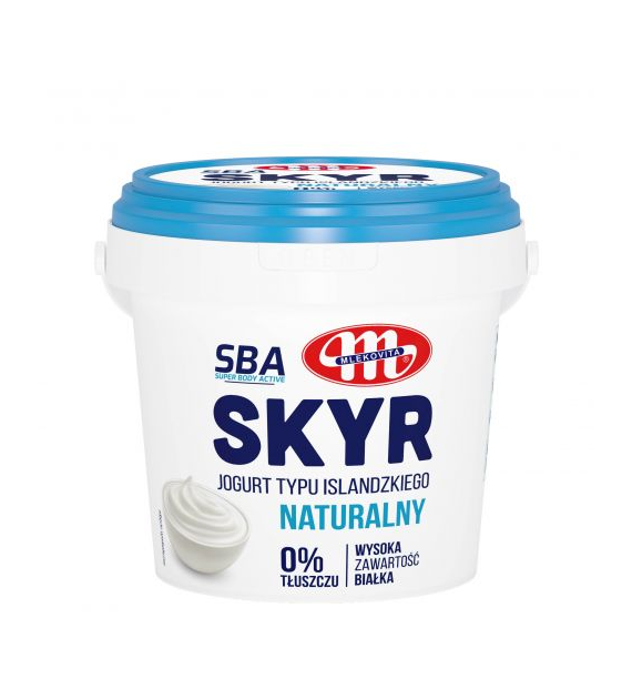 MLEKOVITA Jogurt Skyr wysokobiałkowy nat. 500g /6