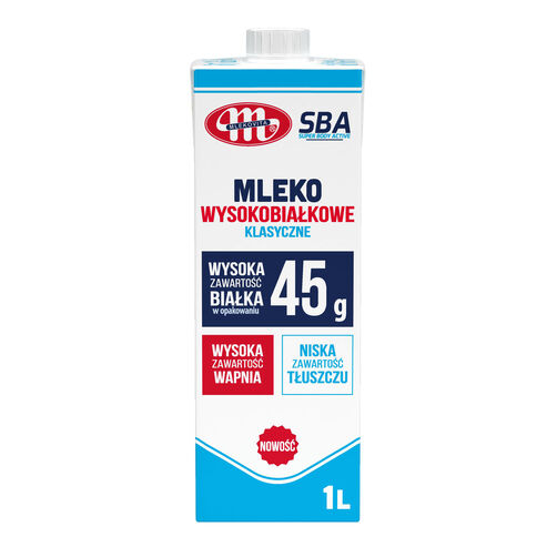 MLEKOVITA Mleko UHT wysokobiałkowe 0,5% 1l /12/