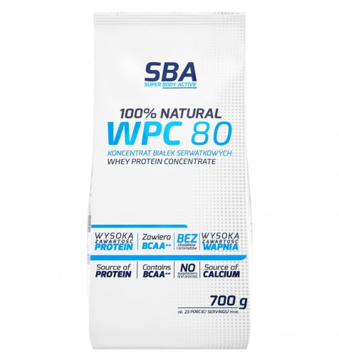 MLEKOVITA SBA WPC 80 nautralny 700g /5/