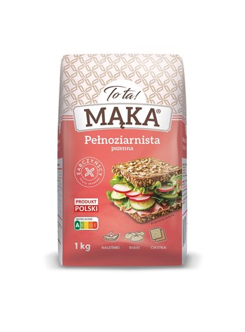 ŻABCZYŃSCY TOTA Mąka pszenna pełnoziarnista 1kg