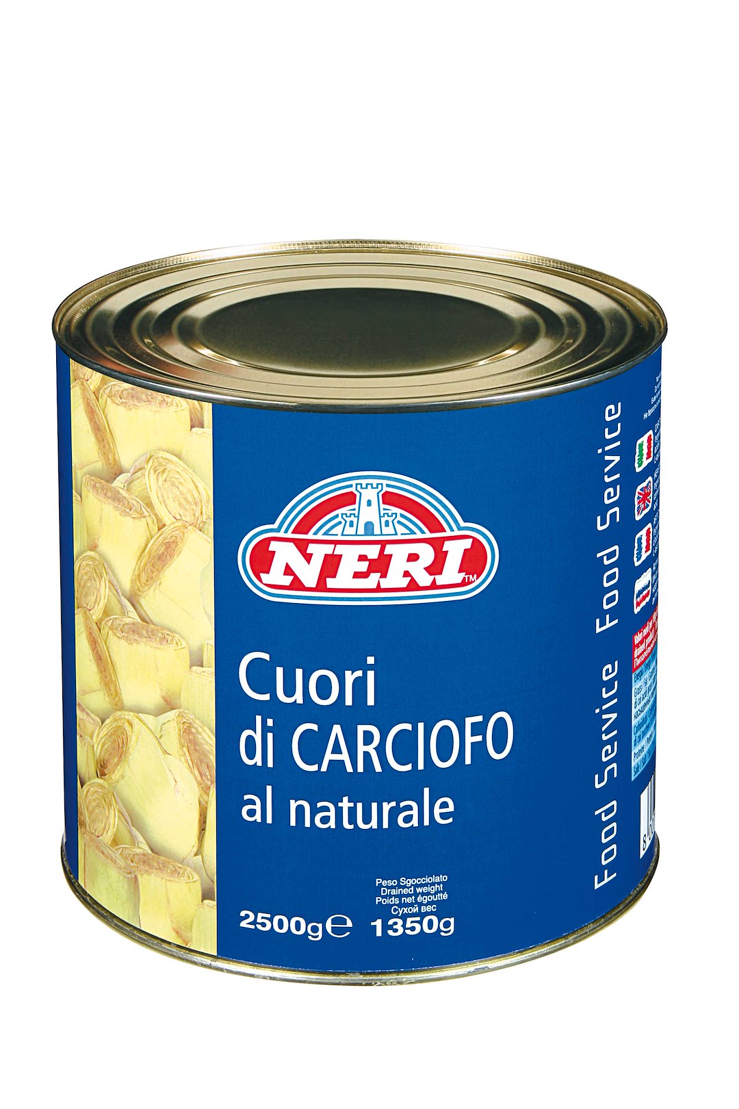 NERI Karczochy serca w solance 2500g/1350g/3/