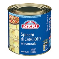 NERI Karczochy ćwiartki w solance 2550g/1200g/3/