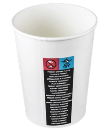 CHEMIA Kubek papierowy b/pokrywki 80mm/250ml/50szt