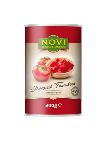 NOVI Pomidory krojone puszka 400g/240g/24