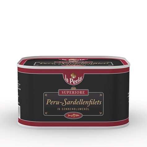 LA PERLA Anchois w oleju słonecz. 625g/400g/12