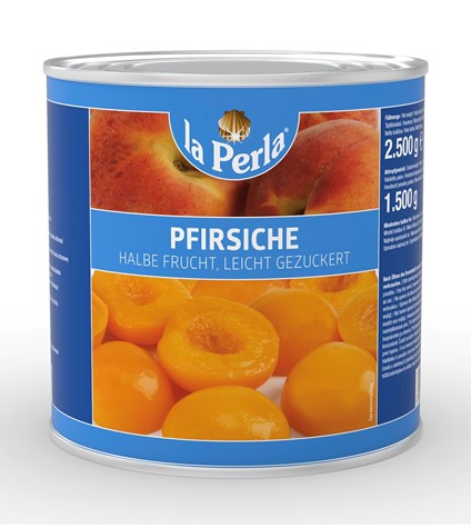 LA PERLA Brzoskwinie połówki w syr 2650ml/1500g/6