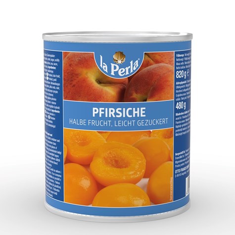 LA PERLA Brzoskwinie połówki w syr. 850ml/480g/12