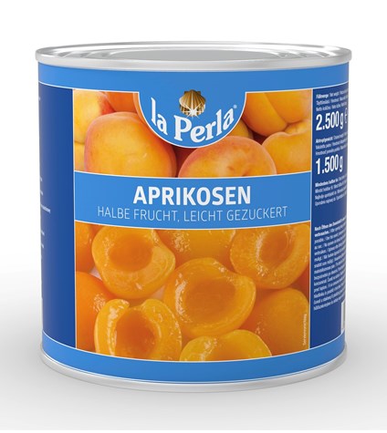 LA PERLA Morela połówki w syr. 2650ml/1500g/6