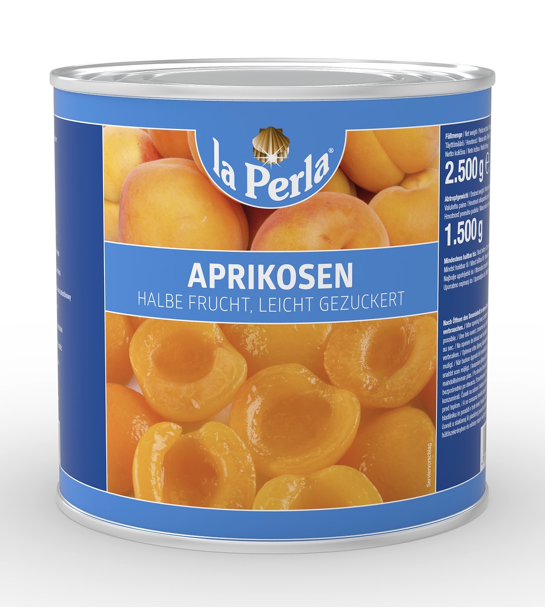 LA PERLA Morela połówki w syr. 2650ml/1500g/6/