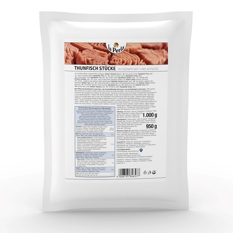 LA PERLA Tuńczyk kawałki w sosie 1kg/950g/16
