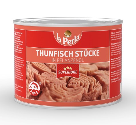 LA PERLA Tuńczyk w oleju puszka 1705g/1260g /6