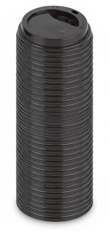 CHEMIA Pokrywka do kubka czarna C-PLA 80mm/50szt