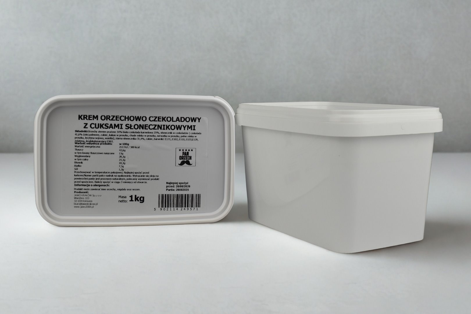PAN ORZECH Krem orzechowo-czeko z cuksami 1kg