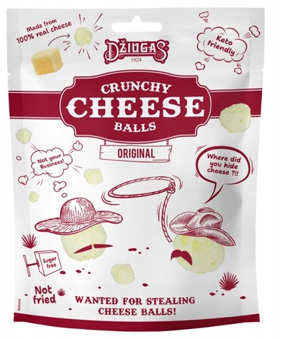 NICKAL Ser Dziugas chrupki serowe klasyczne 50g