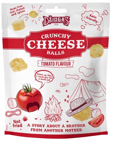 NICKAL Ser Dziugas chrupki serowe pomidor 50g