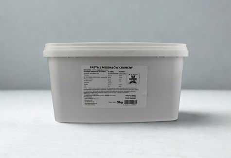 PAN ORZECH Pasta z migdałów crunchy 5kg