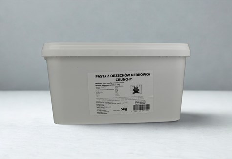 PAN ORZECH Pasta z orzechów nerkowca crunchy 5kg