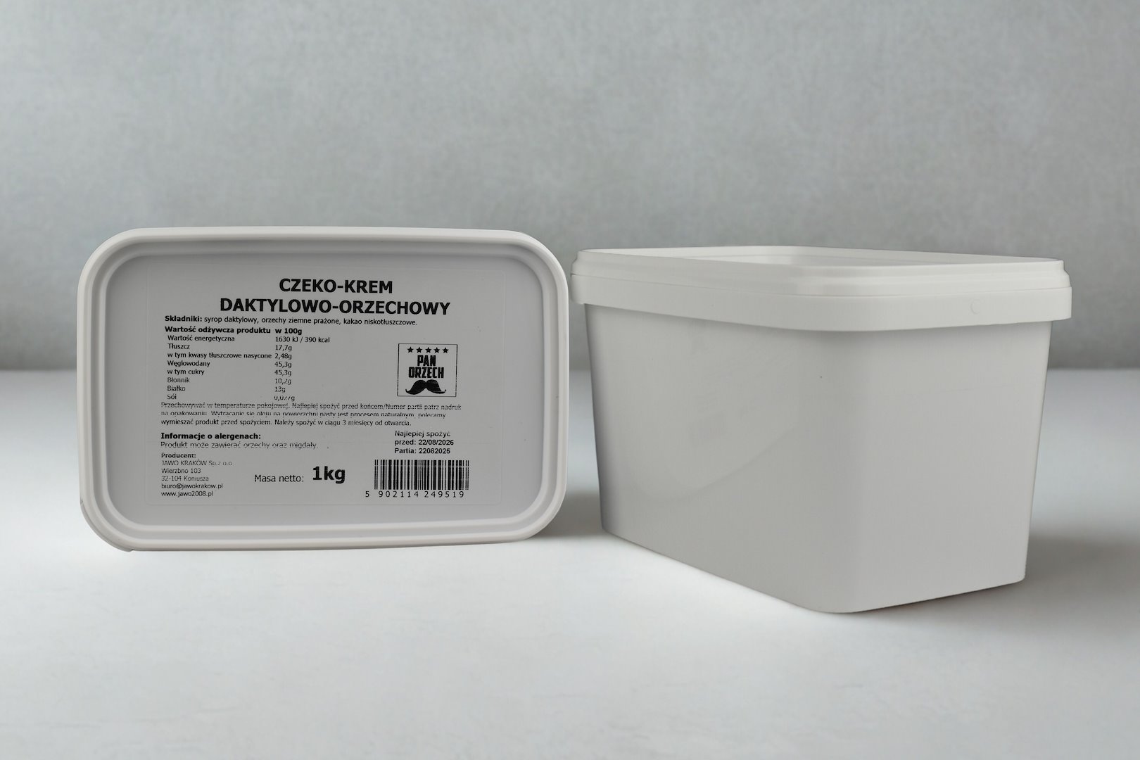 PAN ORZECH Krem daktylowo-orzechowy z kakao 1kg
