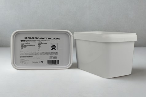PAN ORZECH Krem orzechowy z malinami 1kg