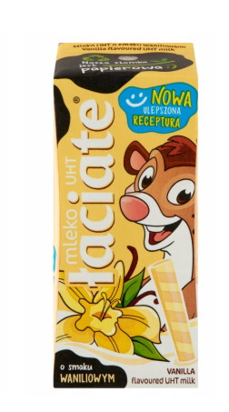 ŁACIATE Mleko waniliowe 200ml /12