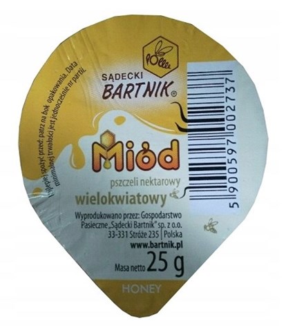 BARTNIK PASIEKA Miód wielokwiatowy 25g /100