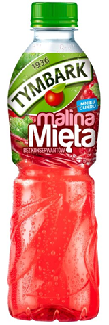TYMBARK ASEPTIC Napój malina-mięta 500ml /12