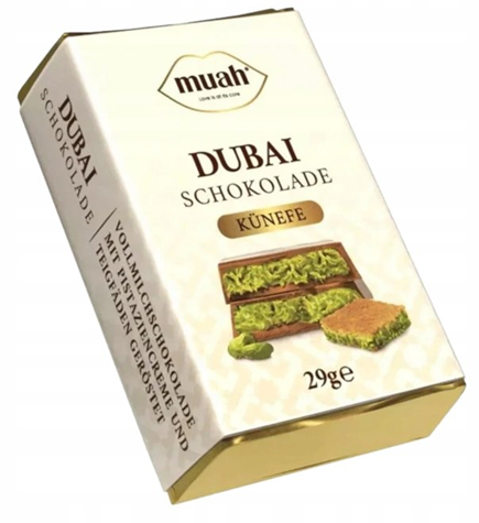 DUBAI Czekolada MUAH 29g/30g /12