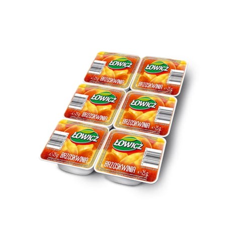 ŁOWICZ Dżem brzoskwinia 25g x 6szt/1