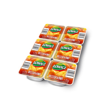 ŁOWICZ Dżem brzoskwinia 25g x 6szt/1