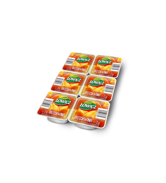 ŁOWICZ Dżem brzoskwinia 25g x 6szt/1