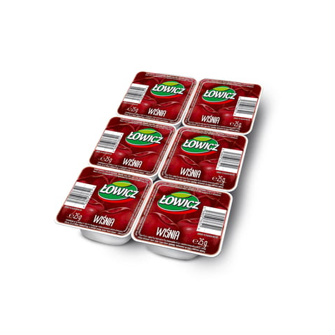 ŁOWICZ Dżem wiśnia 25g x 6szt/1