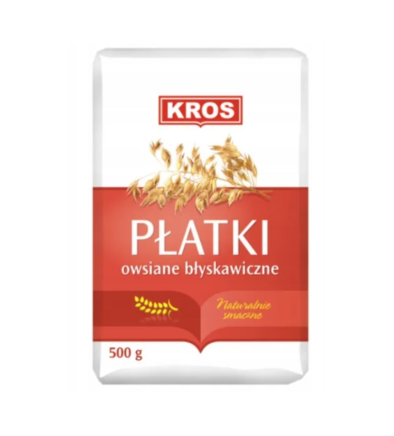 KROS Płatki Owsiane błyskawiczne 500g/10