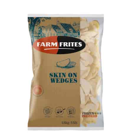 FARM Cząstki ziemniaka ze skórką 2,5kg/4