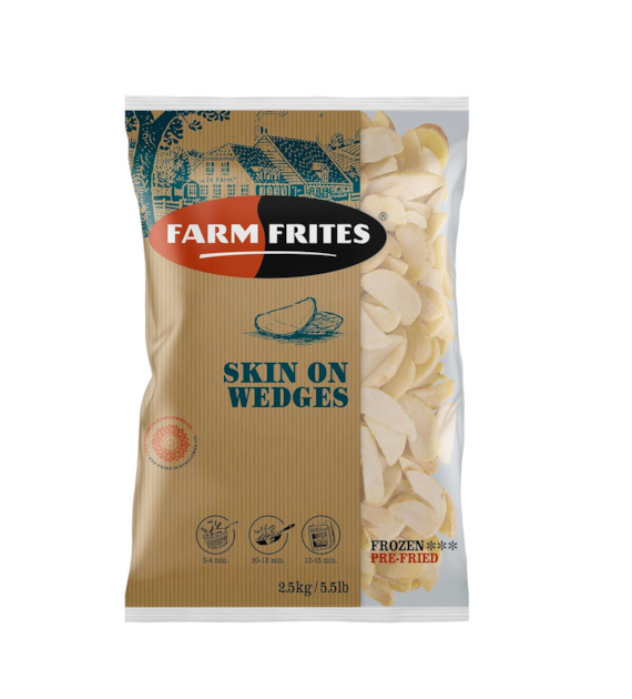 FARM Cząstki ziemniaka ze skórką 2,5kg/4