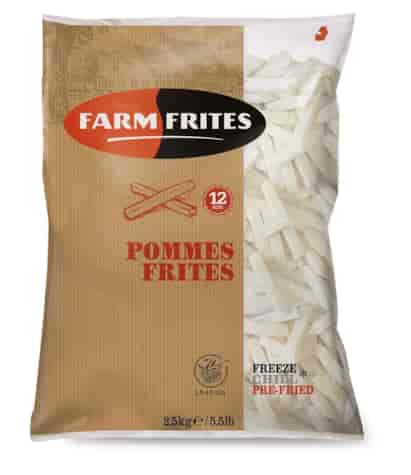 FARM Frytki proste 12 mm 2,5kg/6