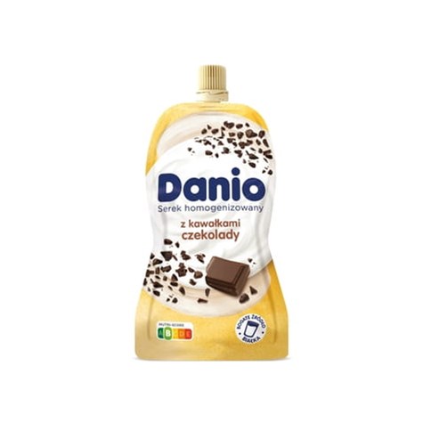DANONE DANIO  Serek z kaw. czek. saszetka 120g /16