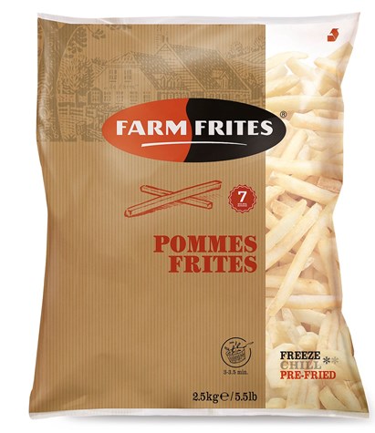FARM Frytki cienkie typu fast food 7 mm 2,5kg/5