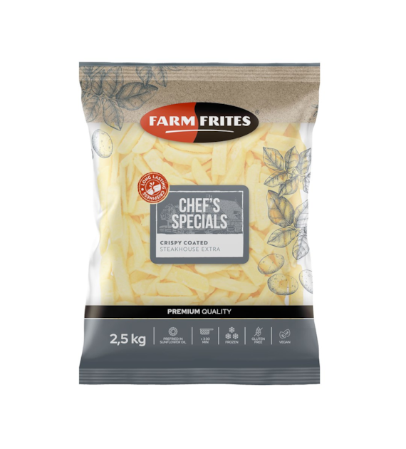 FARM Frytki Super chrupiące Steakhouse 2,5kg/5