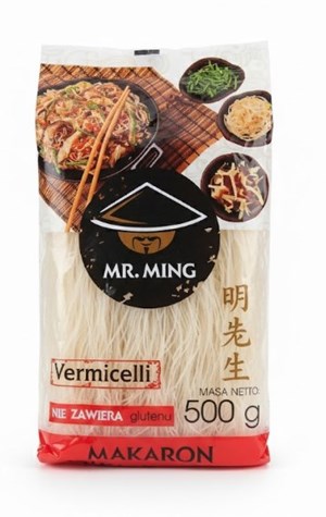 MING Makaron ryżowy nitka VERMICELLI 500g/12