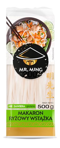 MING Makaron ryżowy wstążka 500g/12