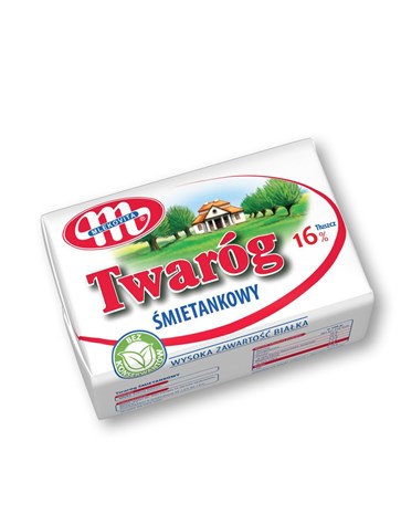 MLEKOVITA Twaróg śmietankowy 16% 300g /12