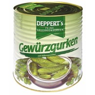DEPPERT'S Ogórki konserwowe 30/35 10200ml/5600g/1