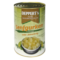 DEPPERT'S Ogórki w musztardzie 4250ml/2450g/1