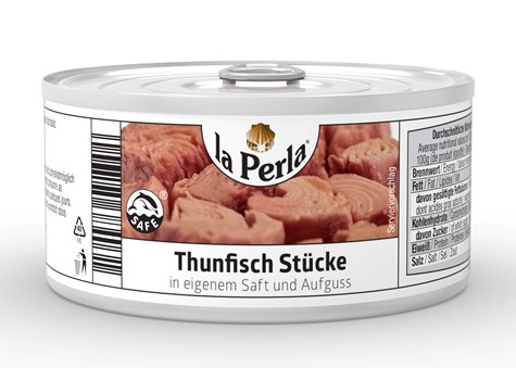 LA PERLA Tuńczyk w sosie kawałki 185g/130g/48