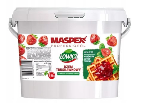 ŁOWICZ Dżem truskawka 3,5kg/1
