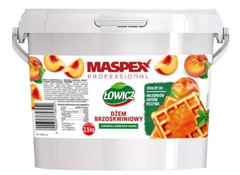 ŁOWICZ Dżem brzoskwinia 3,5kg/1