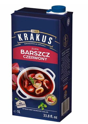 KRAKUS Koncentrat barszcz czerwony karton 1l/8